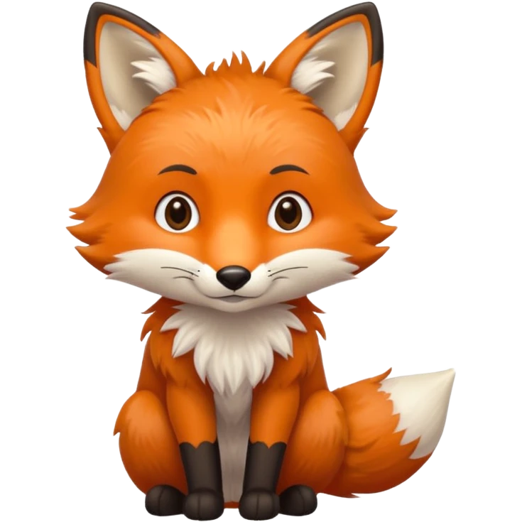 renard qui a besoin d'un calins emoji