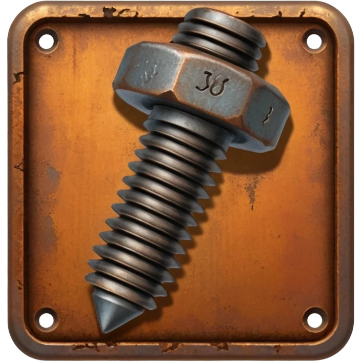 rusted screw emoji