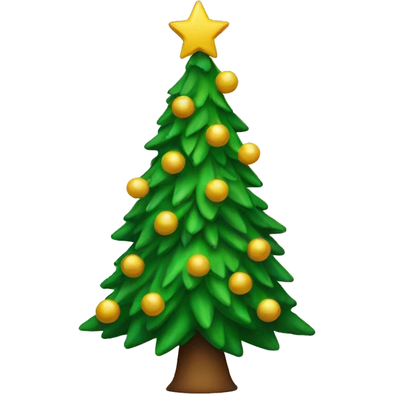 Christmas tree emoji