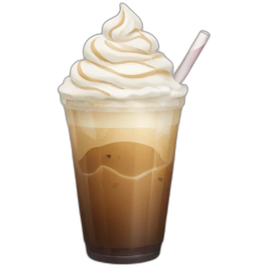 A frappe with cold foam emoji emoji