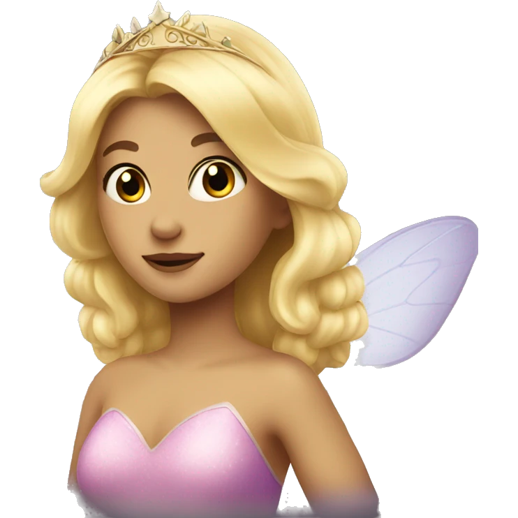 Blonde fairy princess emoji