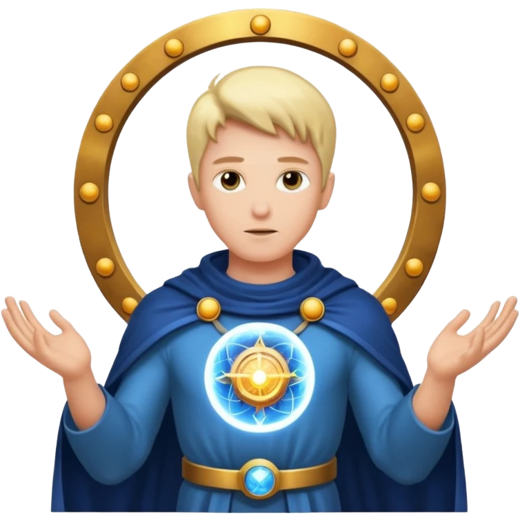 A godly immortal being with space and time powers emoji