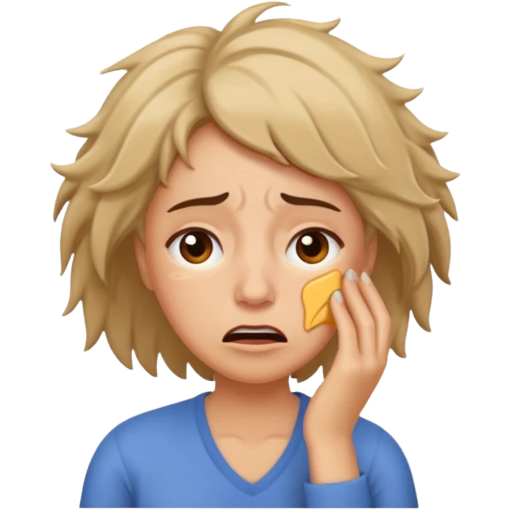 Frazzled mom emoji