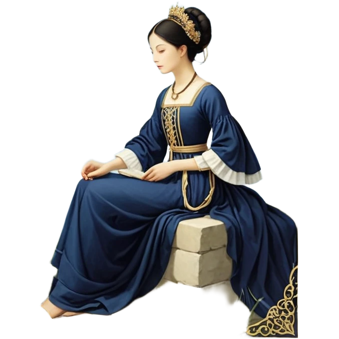 Книга с надписями и рисунком платья emoji