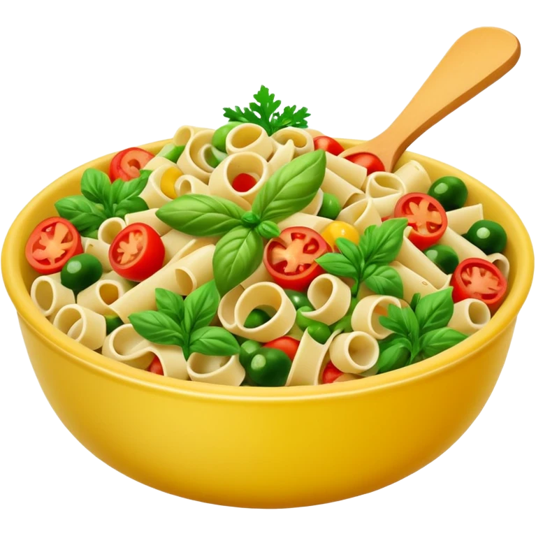 light colored pasta salad creamy emoji