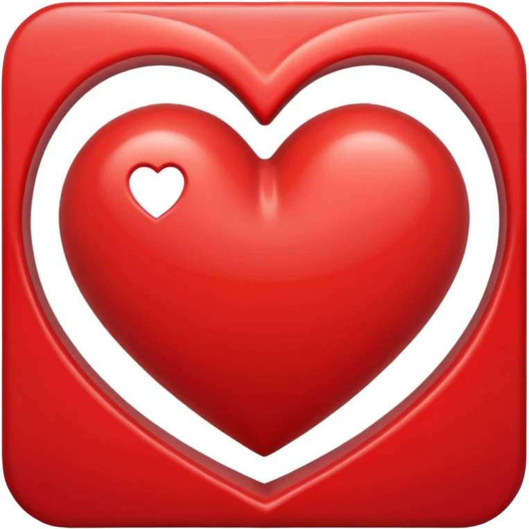 heart with a wavy double outline emoji