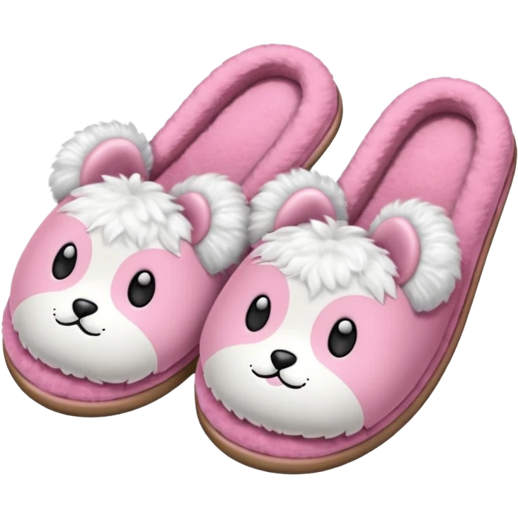 Pink slippers emoji