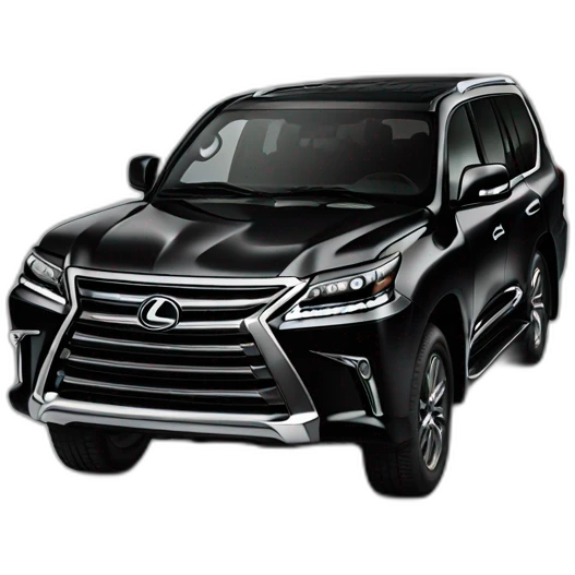 lexus lx570 black emoji