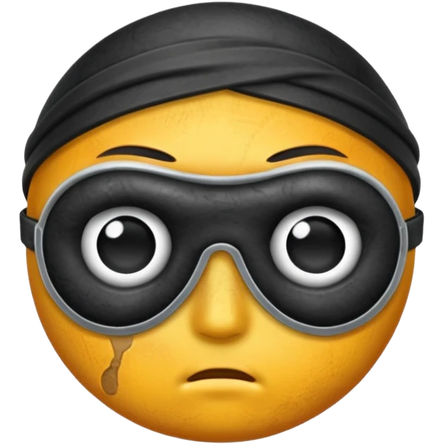 an eye patch emoji