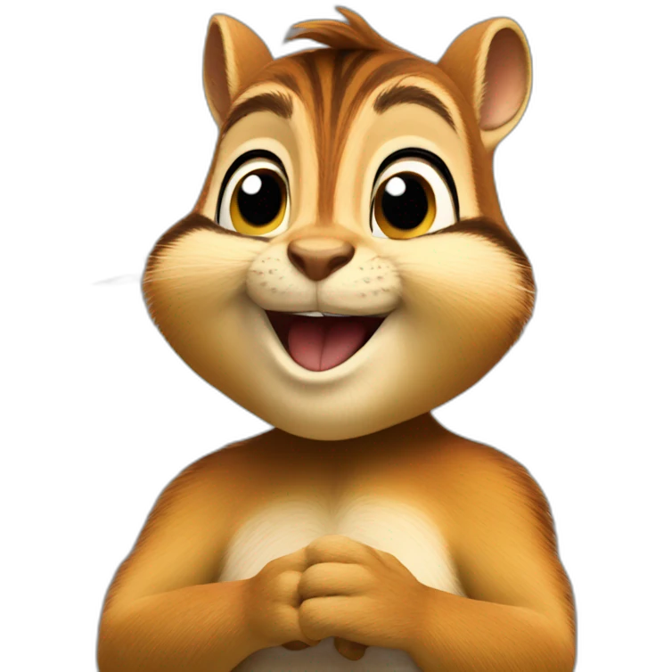Chipmunks with Appel emoji
