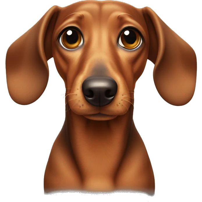 dachshund dog emoji