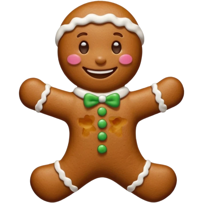 Omino pan di zenzero emoji