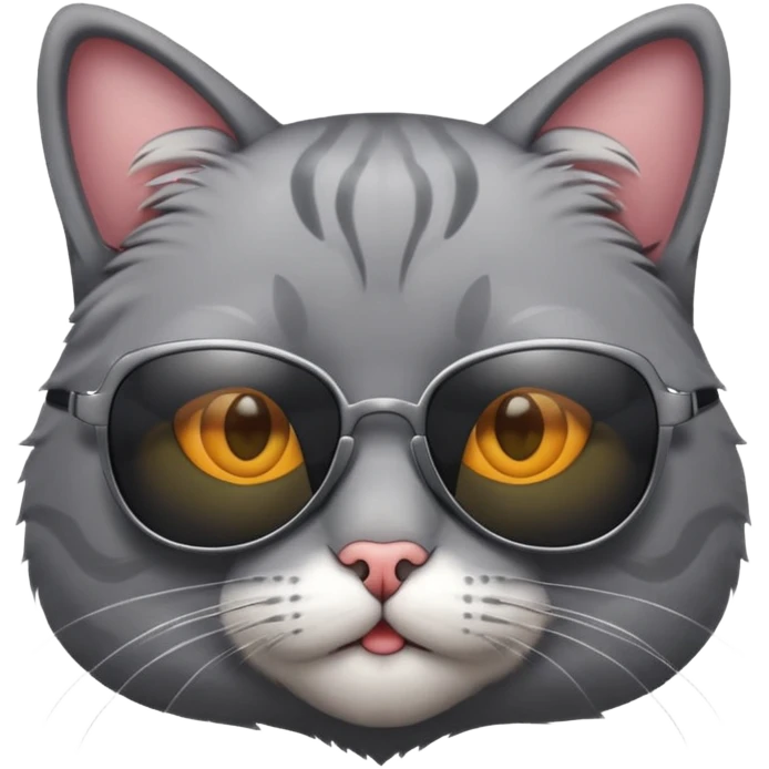 Cat wearing sunglasses emoji