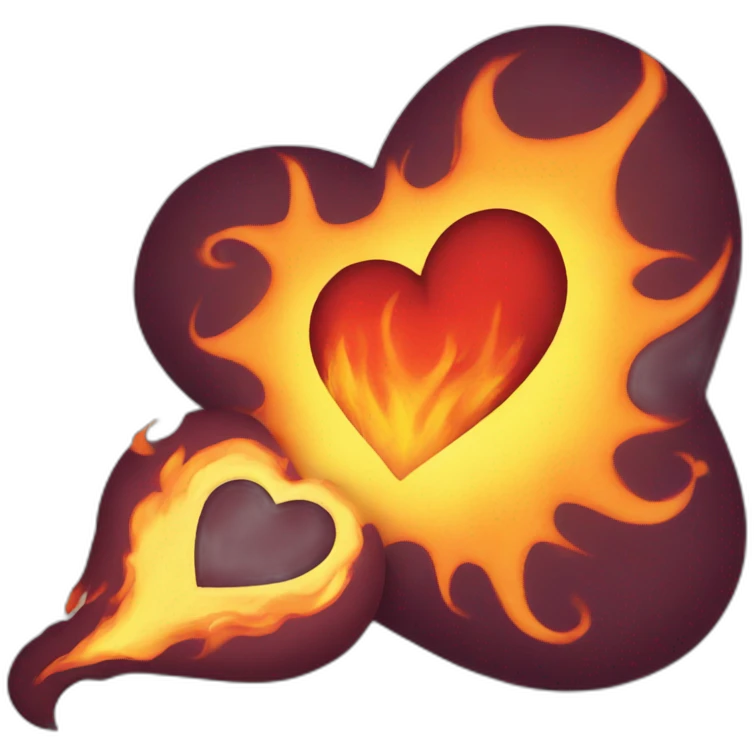 hearts on fire emoji