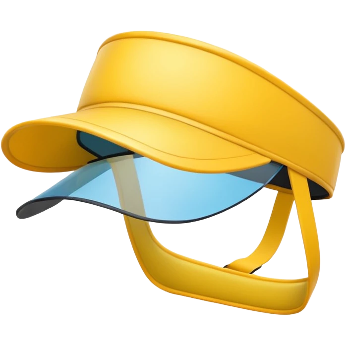 Sun Visor,yellow emoji