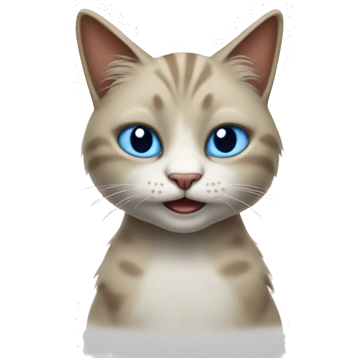 Smurf cat emoji
