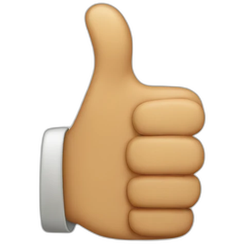 Thumbs up emoji