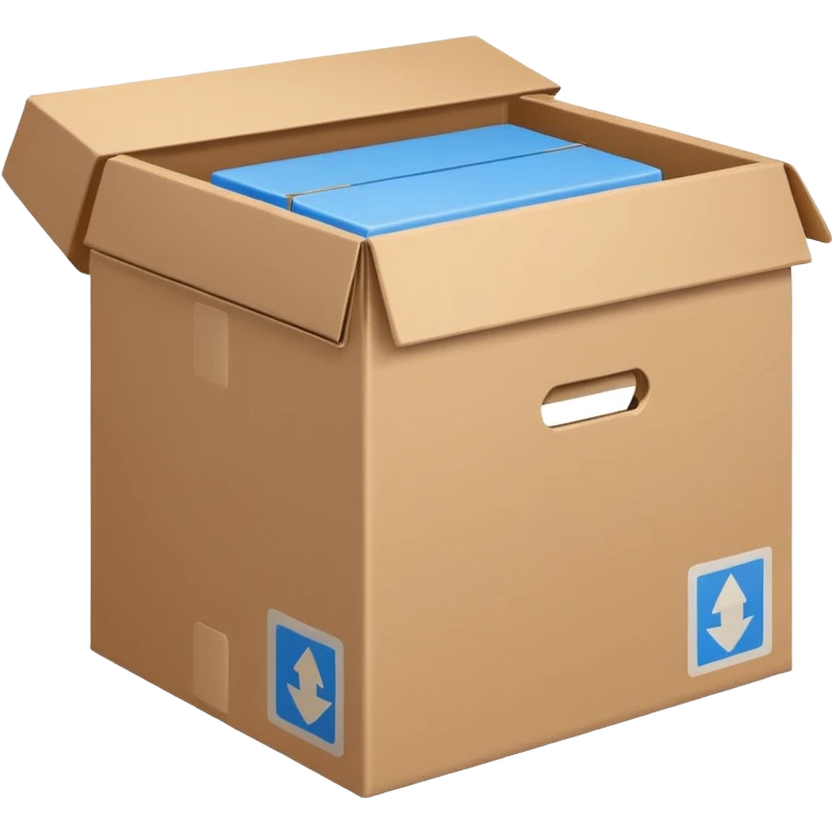 Insulated Delivery Box blue  emoji