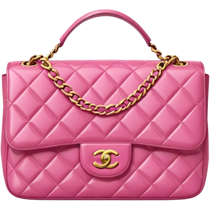 Pink Chanel bag  emoji