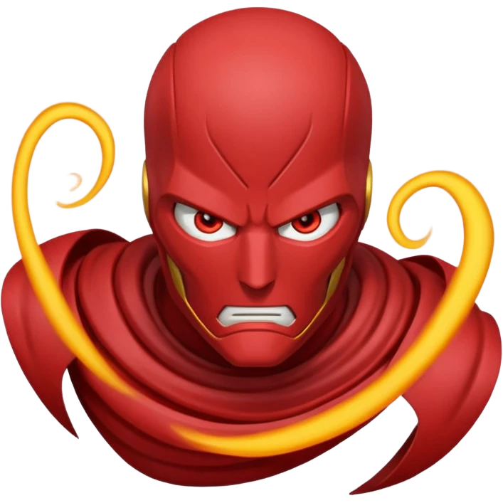 Red headed tornado emoji