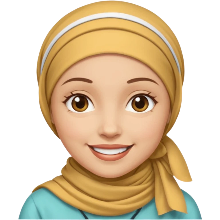 truthahn mit kopftuch emoji