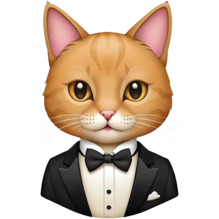 cat in a tuxedo emoji