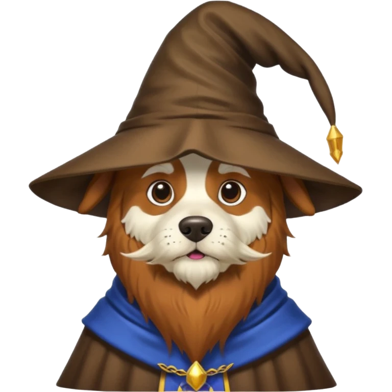 Dog wizard emoji