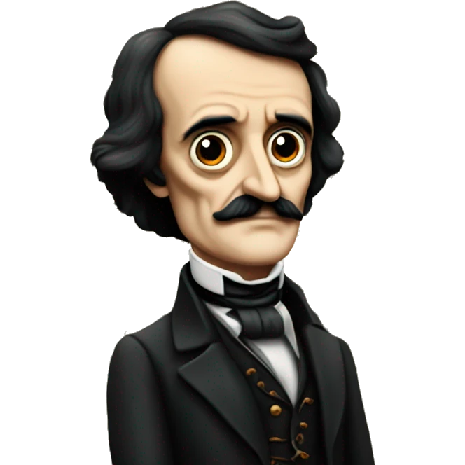 Edgar Allen Poe book emoji