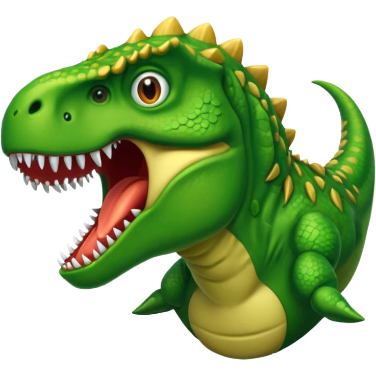 Angry T. rex emoji