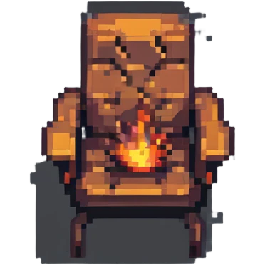 burning chair emoji