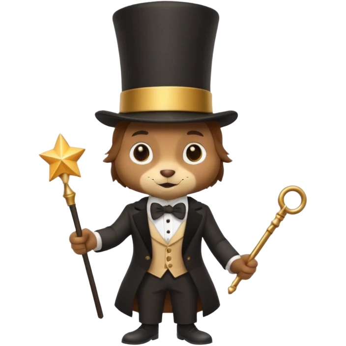 magician animal emoji