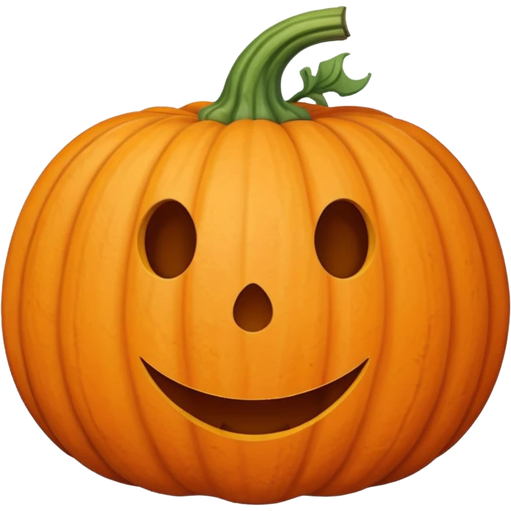 Doodle pumpkin in pastel color emoji