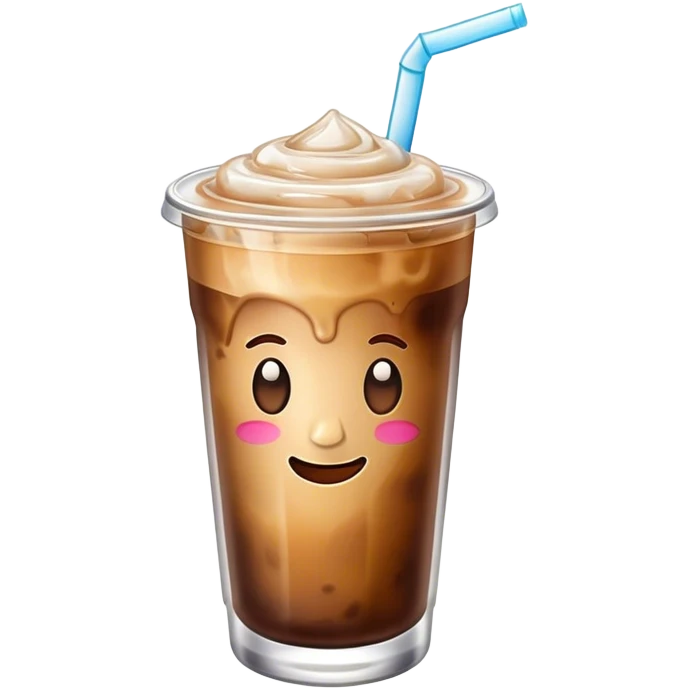 Iced coffee emoji