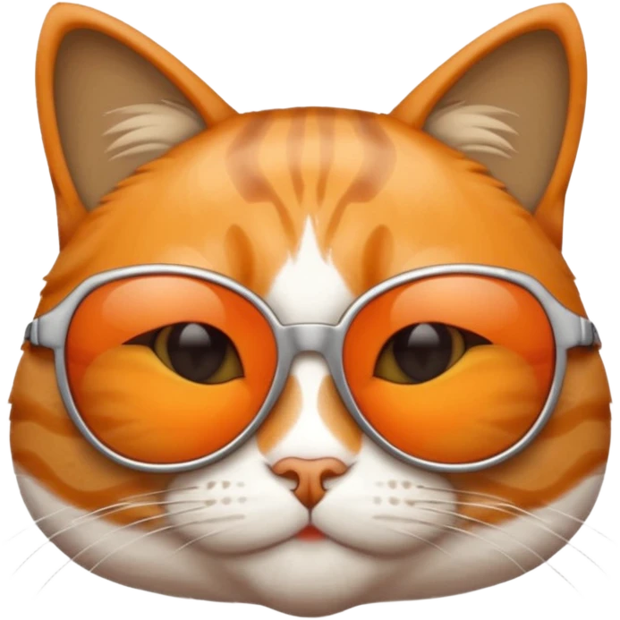 Cat wearing sunglasses emoji