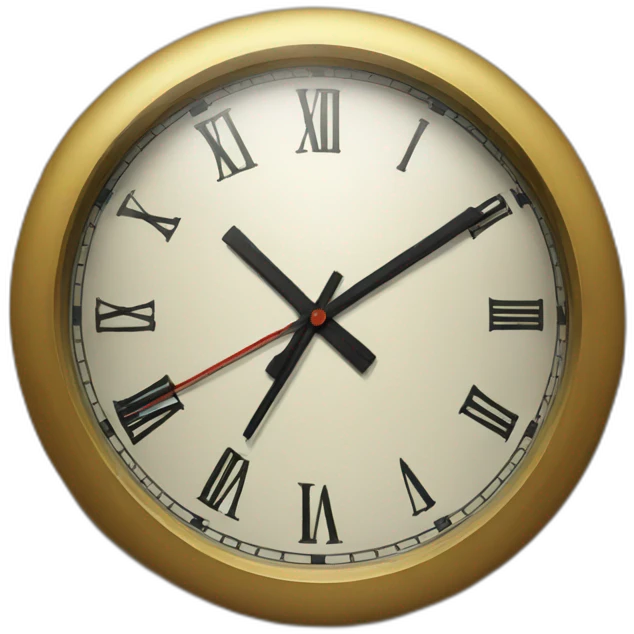 horloge emoji