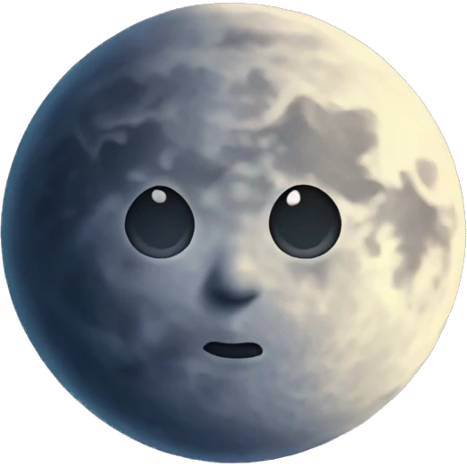 Moon bright  emoji