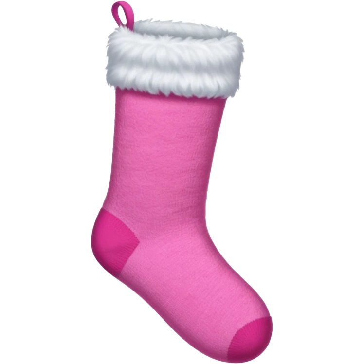 A pink sock  emoji