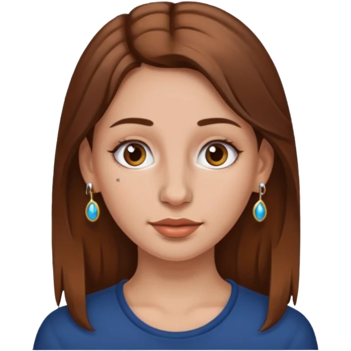 Woman with nose ring emoji