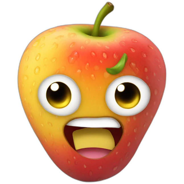 Cuded Fruit emoji