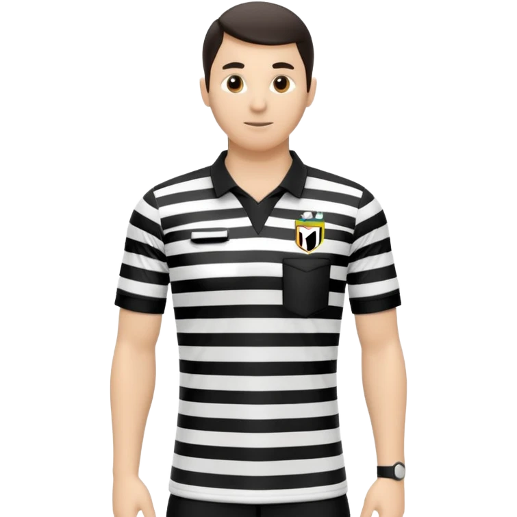 soccer refere jersey emoji