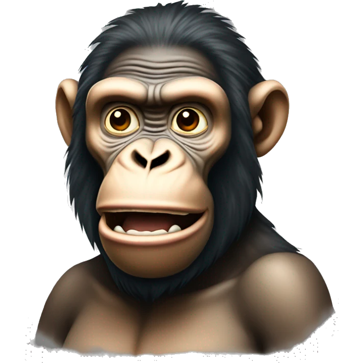 Tiered ape emoji