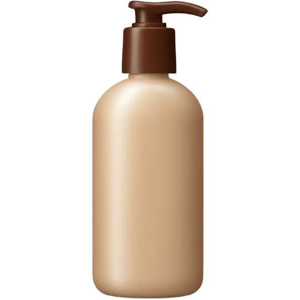 shea butter lotion bottle brown emoji