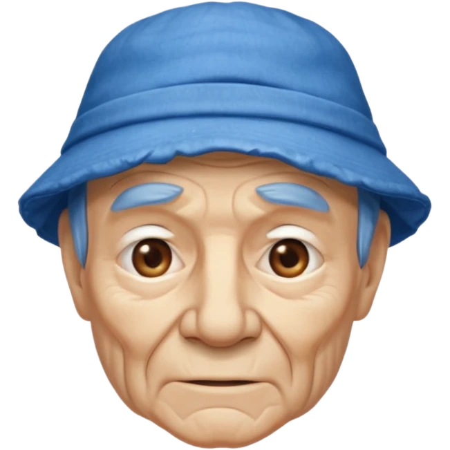 old man with blue hat emoji