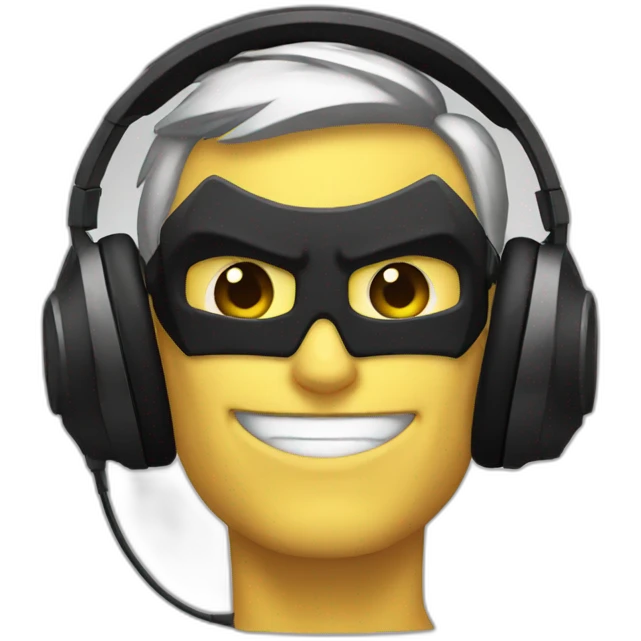batman on headphones emoji