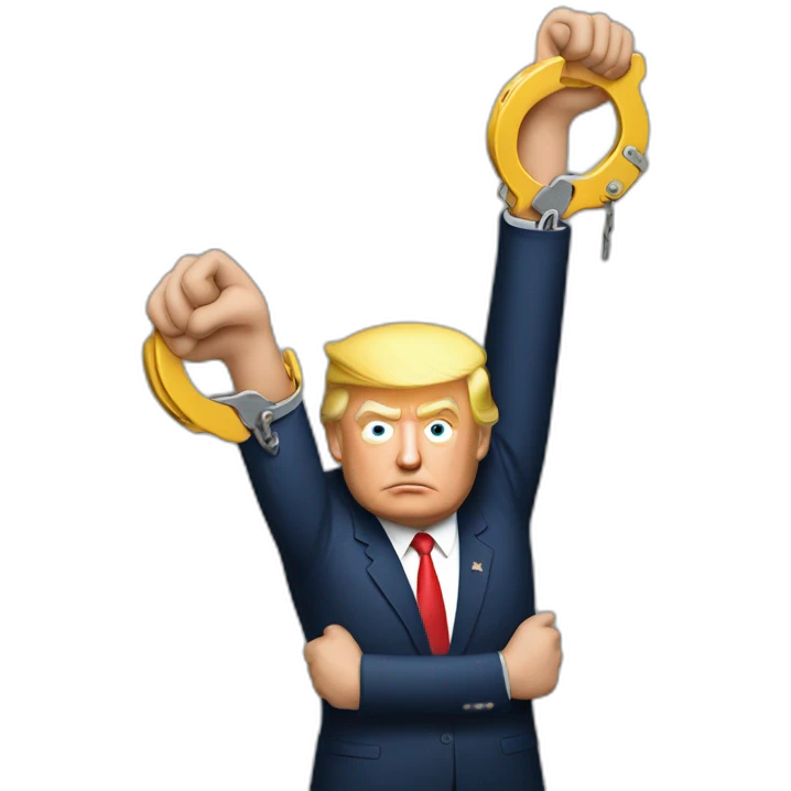 trump-in-handcuffs emoji