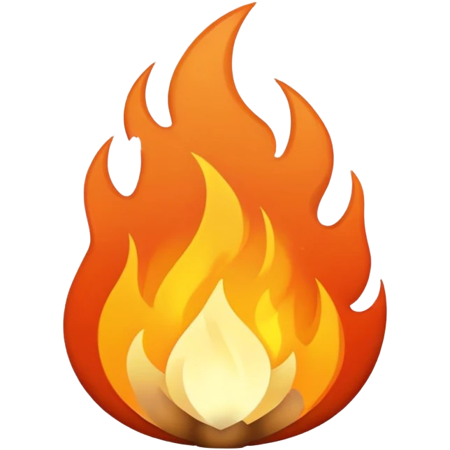 Beige fire aesthetic  emoji
