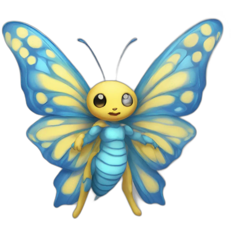 butterfly baby Digimon creature emoji
