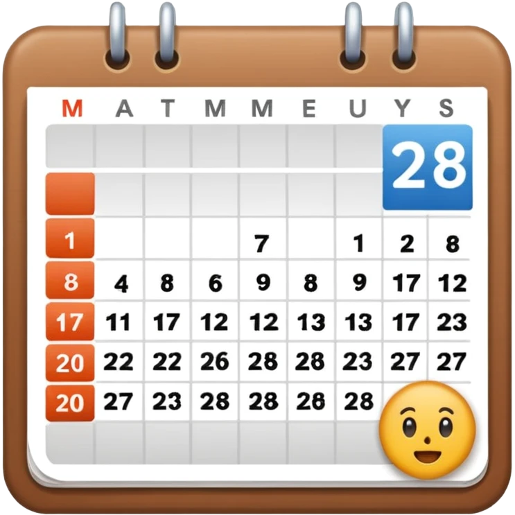 calendar emoji