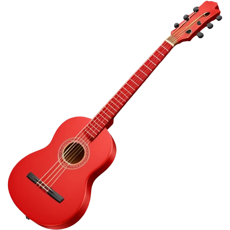 Create a long thin straight red string  emoji