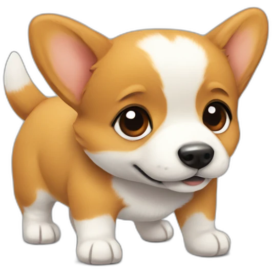 Corgi puppy butt emoji